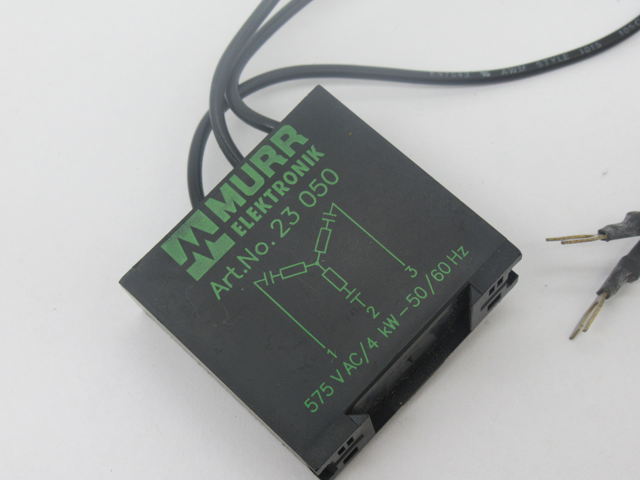 Murrelektronik 23050 Motor Suppressor 575VAC 50/60Hz 4kW USED