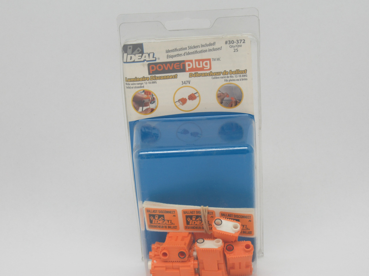 Ideal 30-372 Power Plug 2-Wire 347V 12-18AWG *Lot of 13* NEW