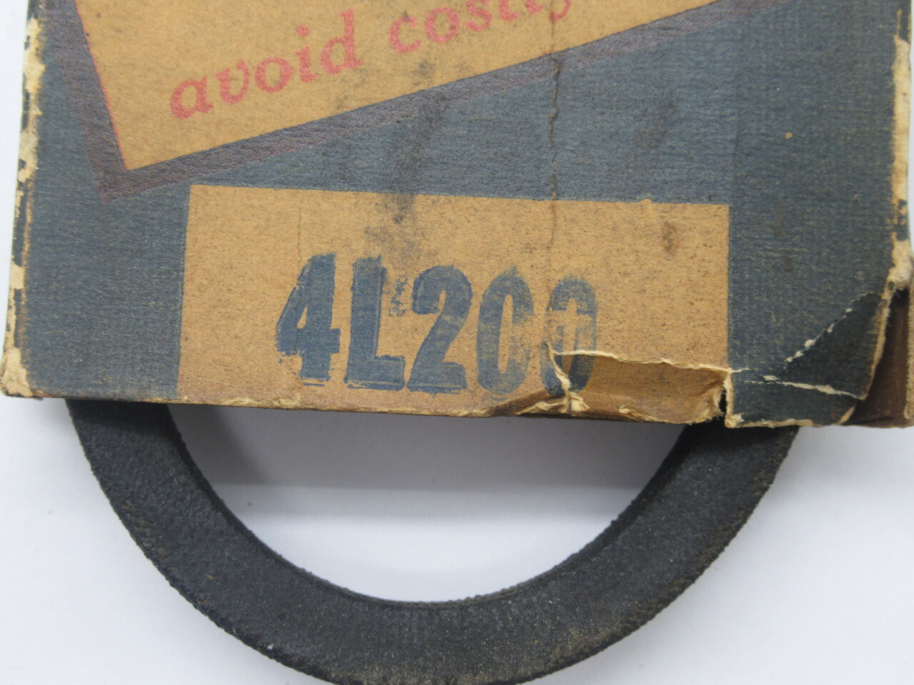 Goodyear 4L200 FHP V-Belt 20" L x 0.512" W x 0.315 " T *DAMAGED PACKAGE* NEW