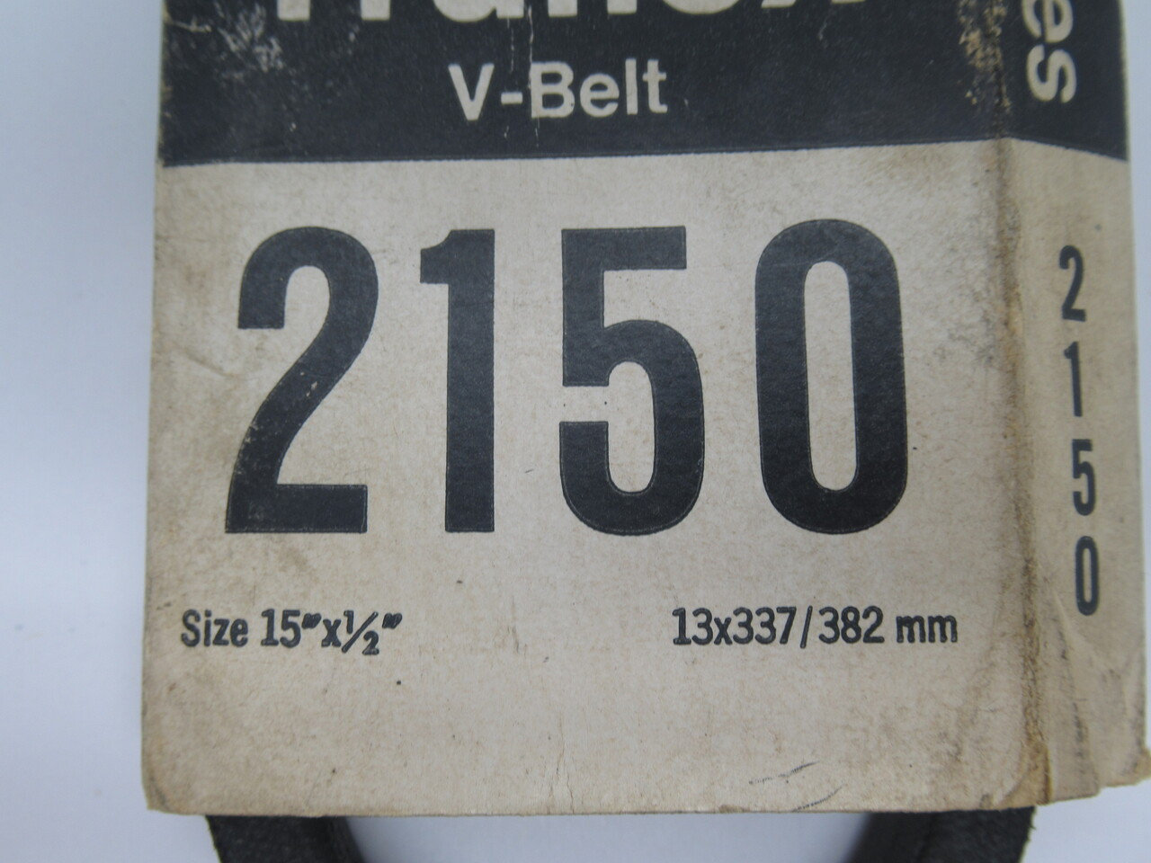 Gates 2150 Truflex V-Belt 15" L x 0.5" W x 0.31" T *DAMAGED PACKAGE* NEW