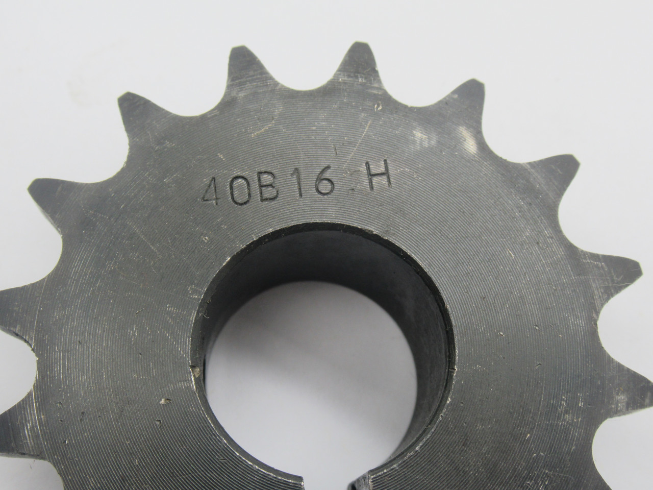 Generic 40B16H-1 Roller Chain Sprocket 1" Bore 16 Teeth 40 Chain 1/2" Pitch USED