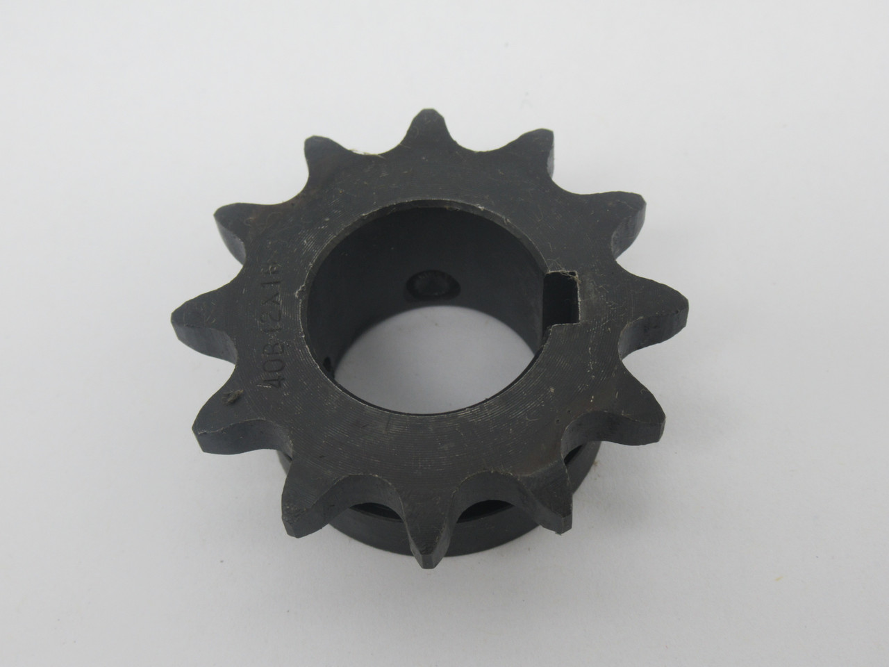 Generic 40B12X1H Roller Chain Sprocket 1" Bore 12 Teeth 40 Chain 1/2" Pitch USED