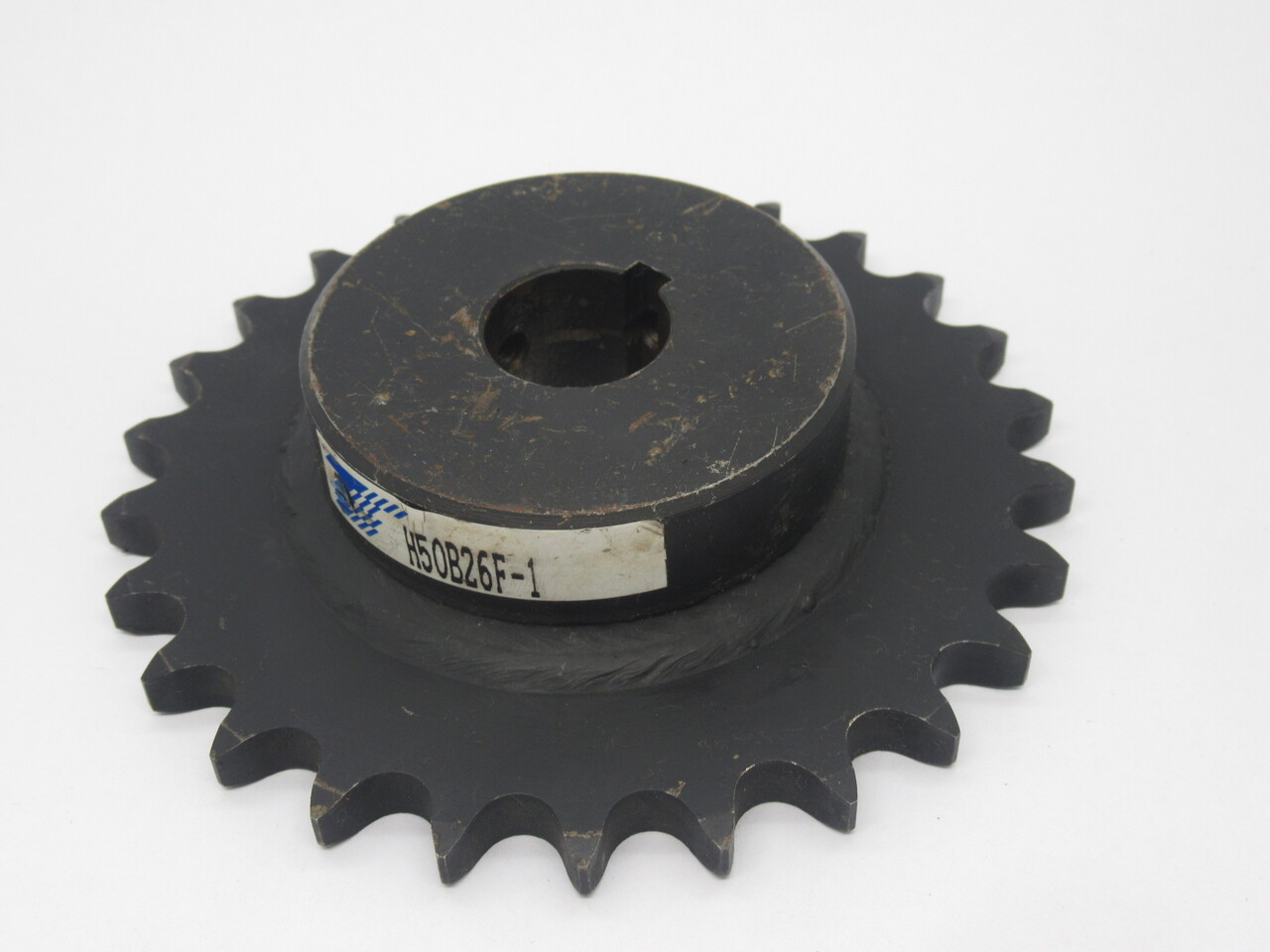 Tsubaki H50B26F-1 Roller Chain Sprocket 1" Bore 26 Teeth 50Chain 5/8" Pitch USED
