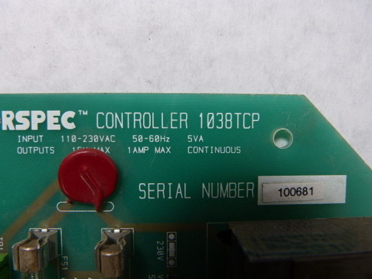 Torspec 1038TCP Controller Card USED