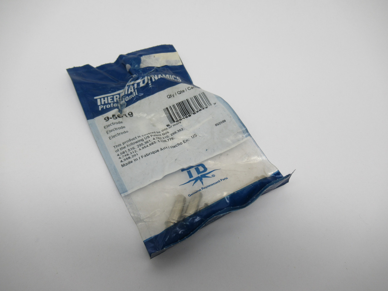 Thermal Dynamics 9-5619 Plasma Electrode 4-Pack Damaged Bag NWB