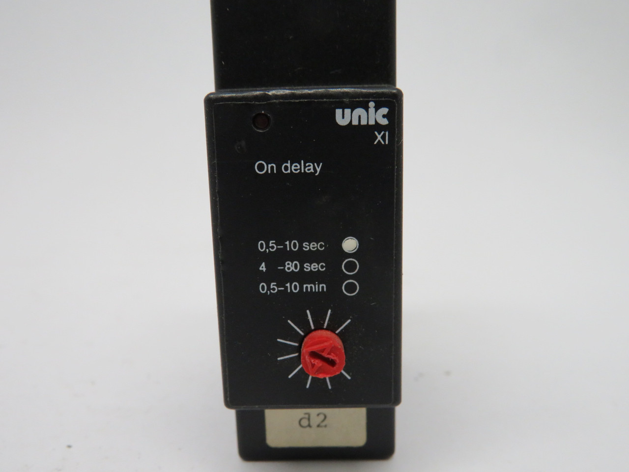 Unic XI-S1-24VDC On-Delay Electronic Timer 0.5-10sec 24V USED
