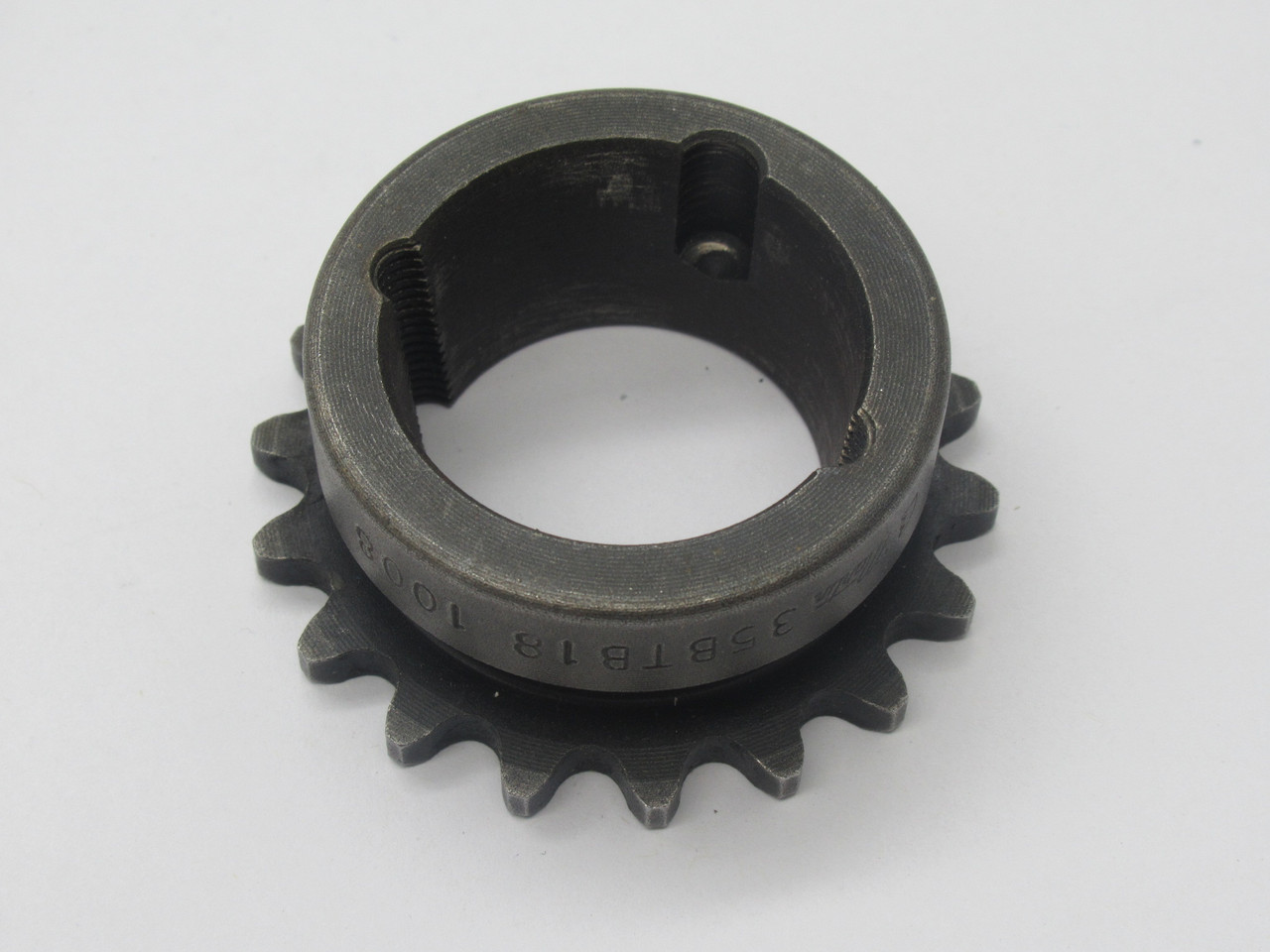 Martin 35BTB18-1008 Taper Bushed Roller Chain Sprocket 18T 35 Chain 3/8" P USED