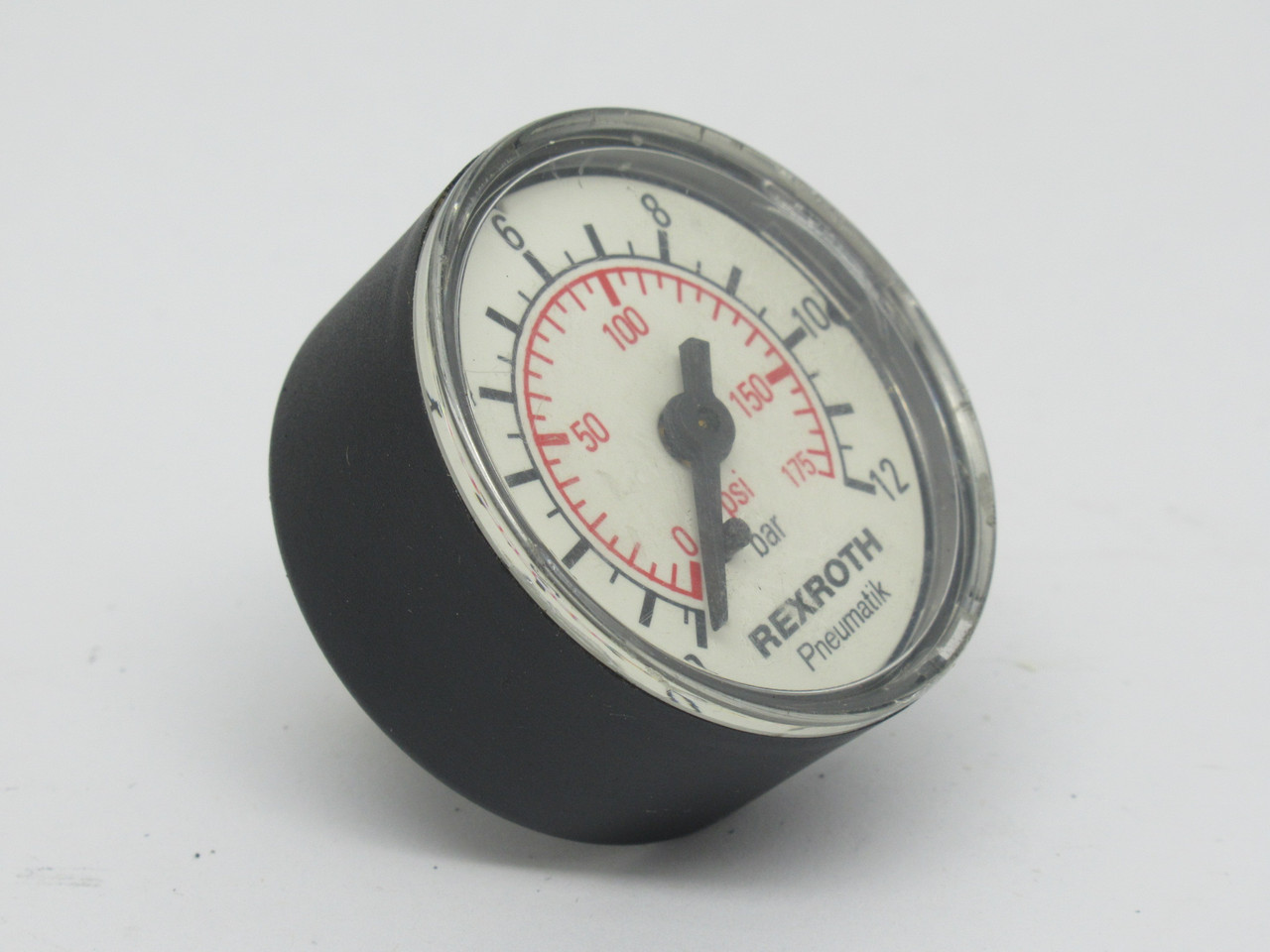 Rexroth 3530190100 Pressure Gauge 0-12 bar 50mm D R1/8" USED