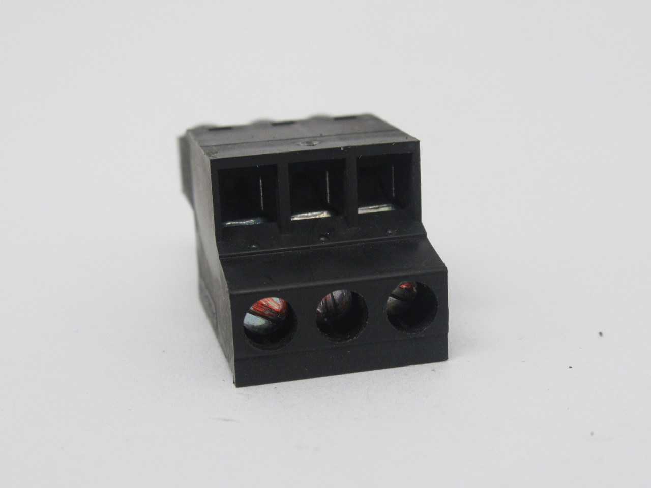 Phoenix Contact FRONT-MSTB2,5/3-ST-5,08 PCB Connector Black 2.5mm 12A 3-Pos USED