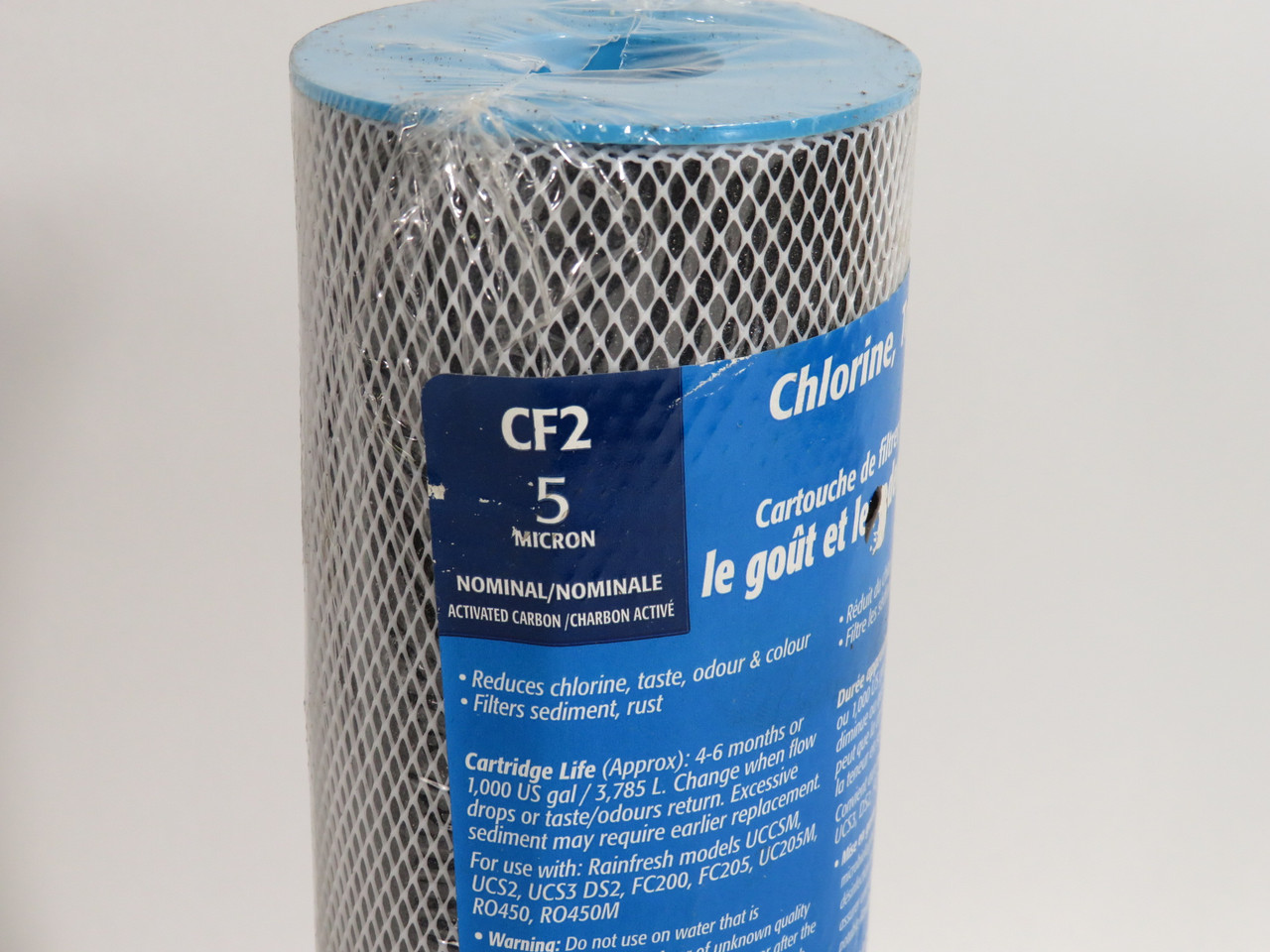 Rainfresh CF2-5 Chlorine Water Filter Cartridge 5 Micron NEW