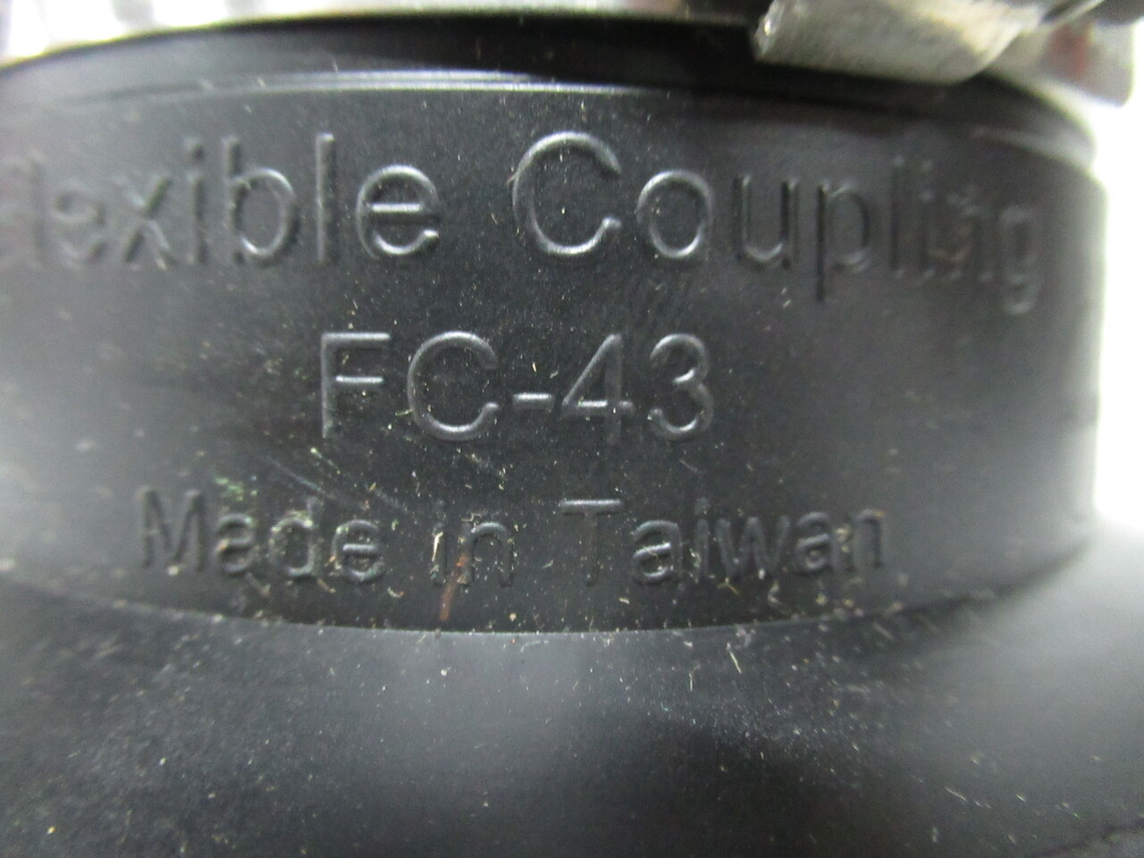 All Gain Industry Co., Ltd. FC56-43 Flexible Coupling 4”-3" MISSING 1 CLAMP NOP