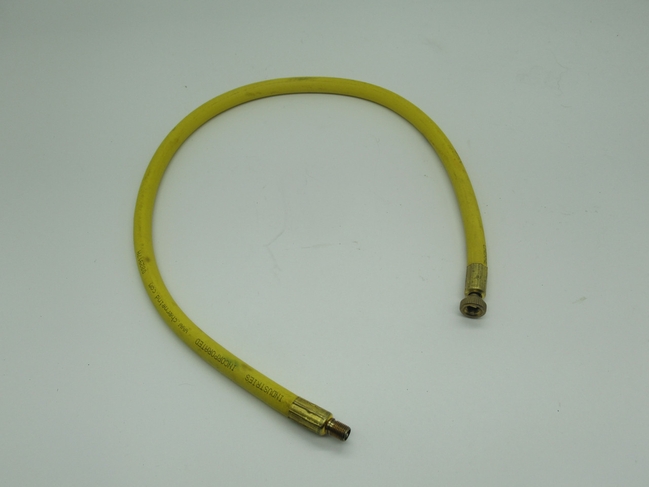 Cherne 274011 Extension Inflation Hose Yellow 2 Feet MISSING CAP USED