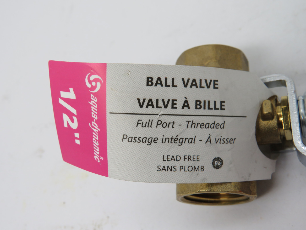 Aqua Dynamic 1197-003 1/2" Ball Valve 600WOG Brass Female NOP