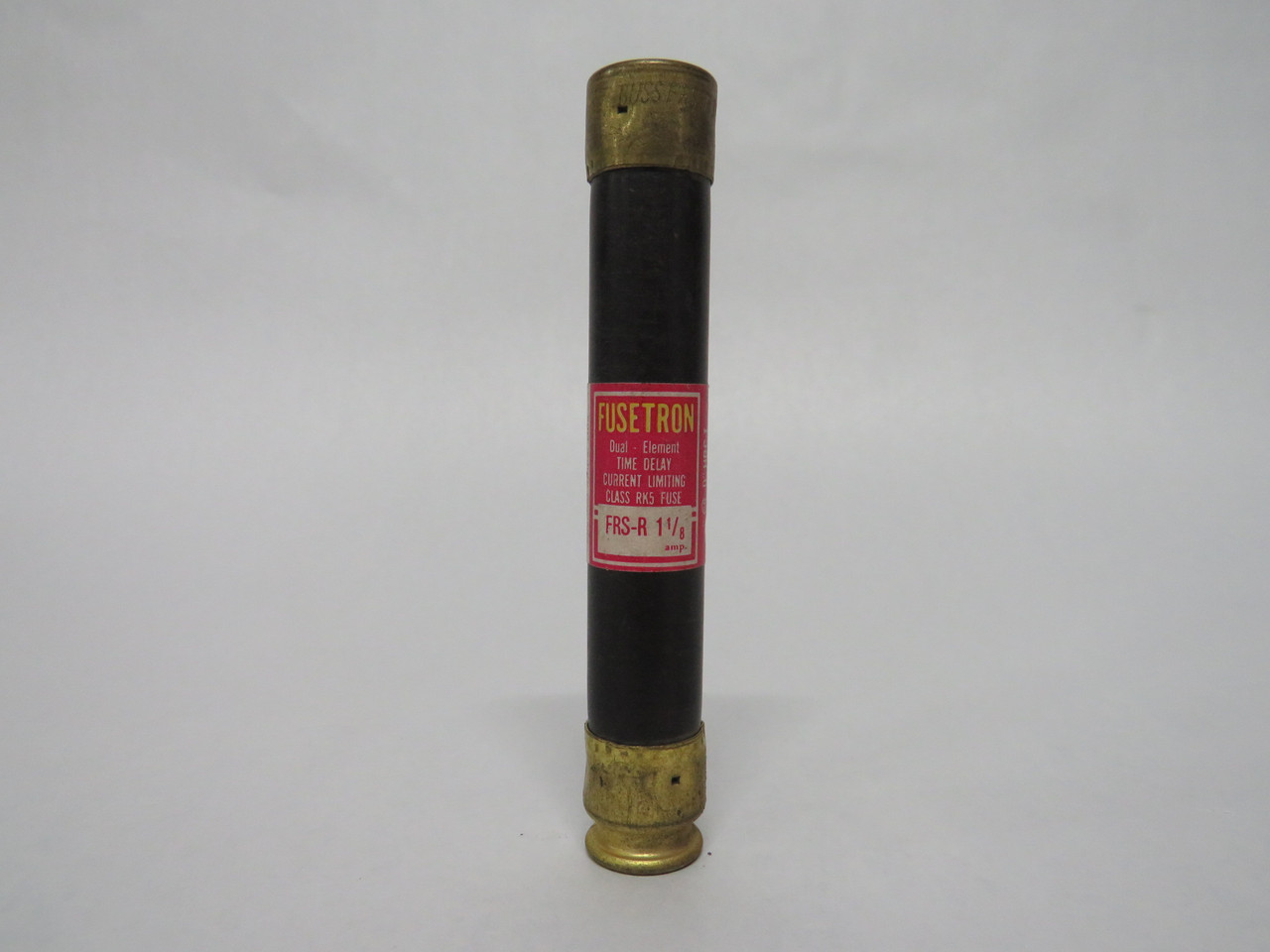 Fusetron FRS-R-1-1/8 Dual-Element Time Delay ClassRK5 600V 1-1/8A USED