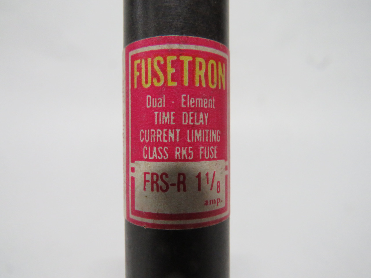Fusetron FRS-R-1-1/8 Dual-Element Time Delay ClassRK5 600V 1-1/8A USED