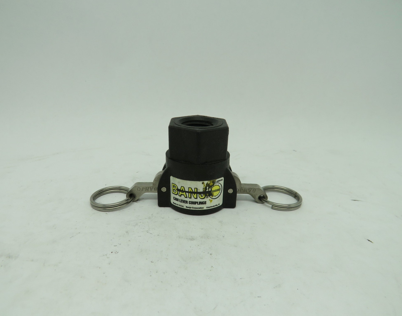 Banjo 075D Polypropylene 3/4" Female Coupler x FPT Type D NOP