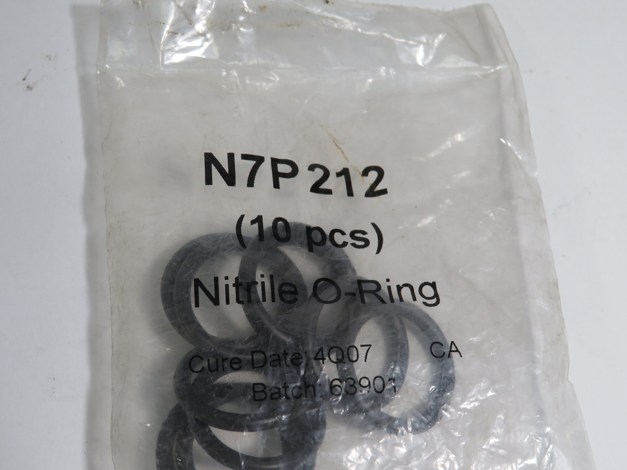 Generic N7P212 Nitrile O-Ring Lot of 10 NWB