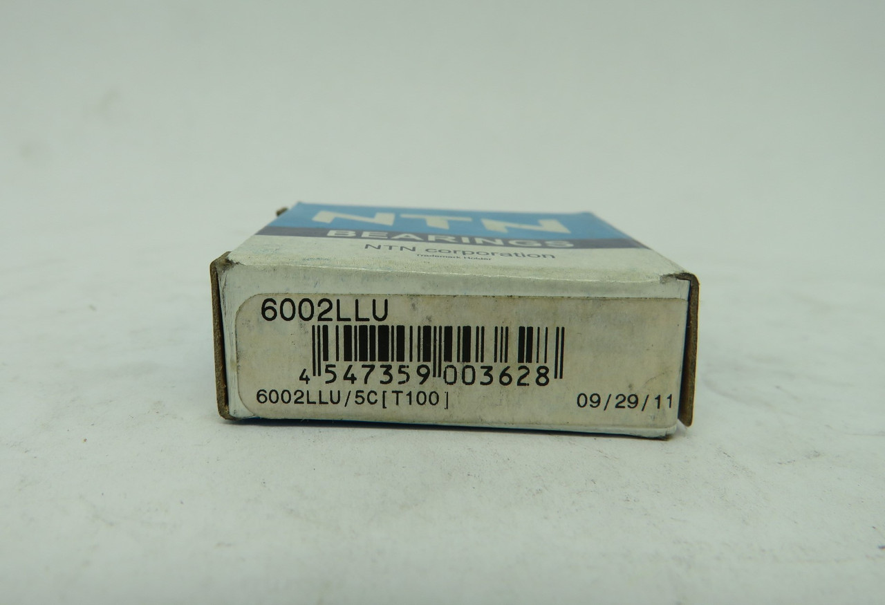NTN 6002LLU/5C Radial/Deep Groove Ball Bearing 32mm OD 15mm ID 9mm W NEW