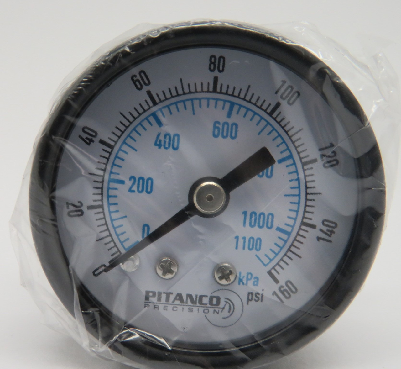 Pitanco 151A13 Pressure Gauge 0-160psi 1.5"(40mm) D 1/8"NPT *Open Box* NEW
