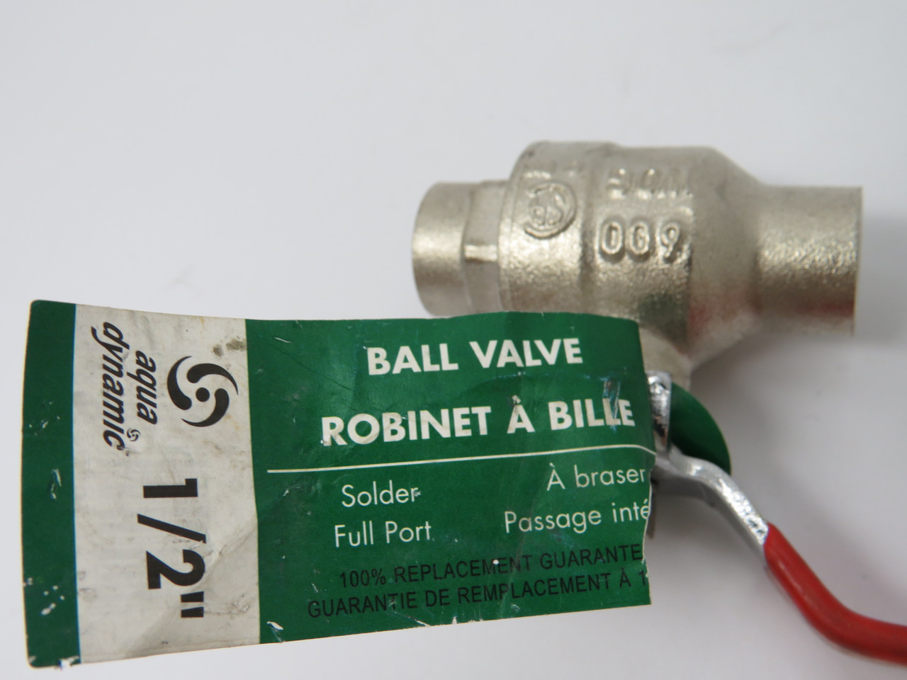 Aqua Dynamic 1107-503 1/2" Ball Valve 600PSI Brass Female NOP