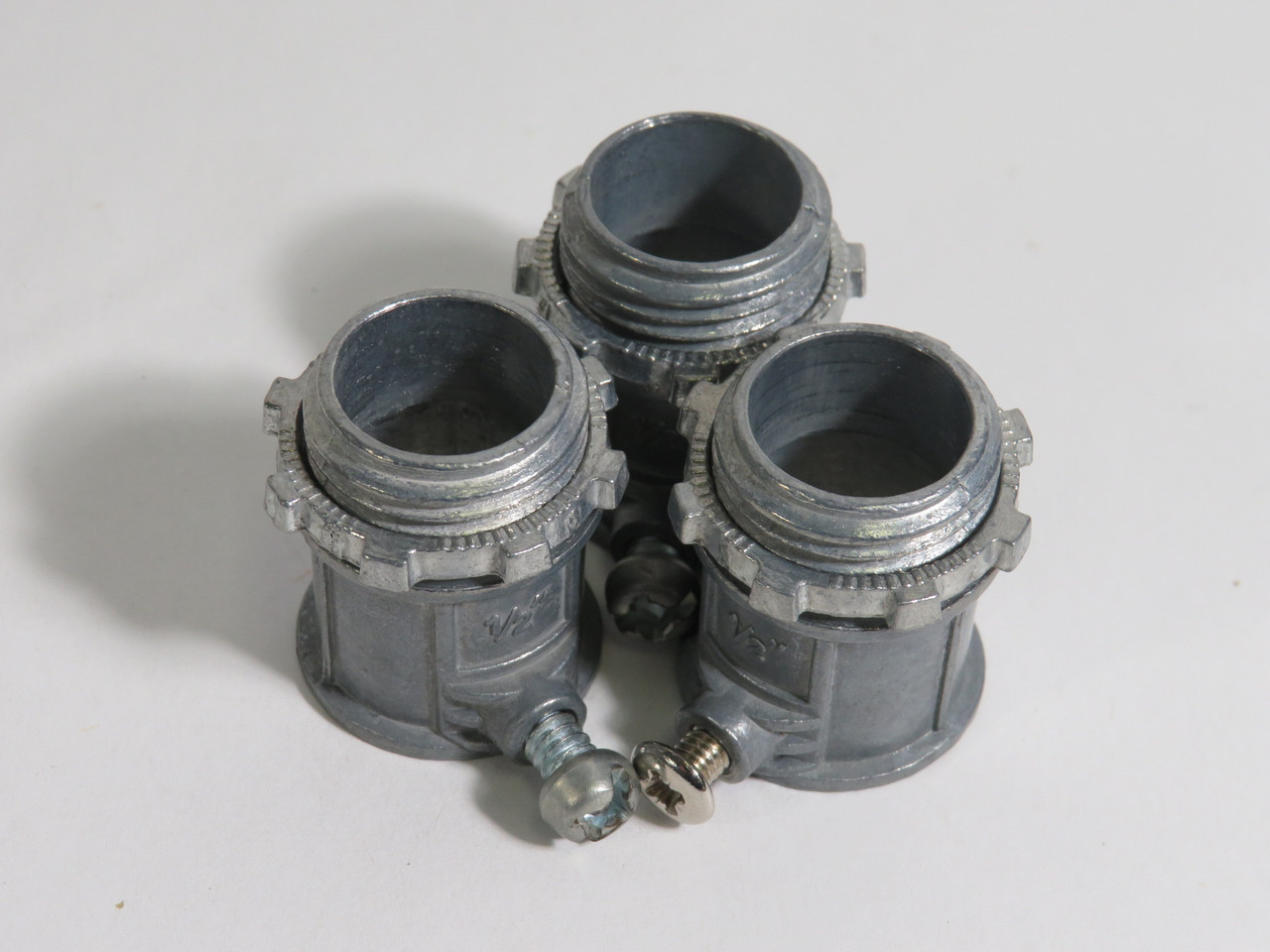 Elliott EMT Set Screw Connector 1/2" Lot of 3 USED