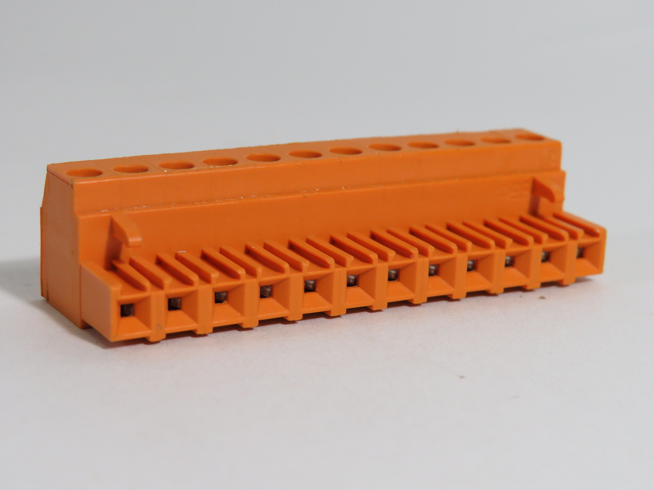Weidmuller 1597460000 Terminal Block Plug Orange 12 Connections USED