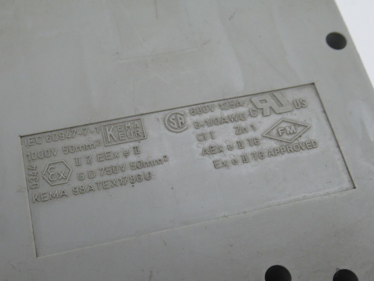 Phoenix Contact UKH50 High Current Terminal Block 1000V 50mm2 USED