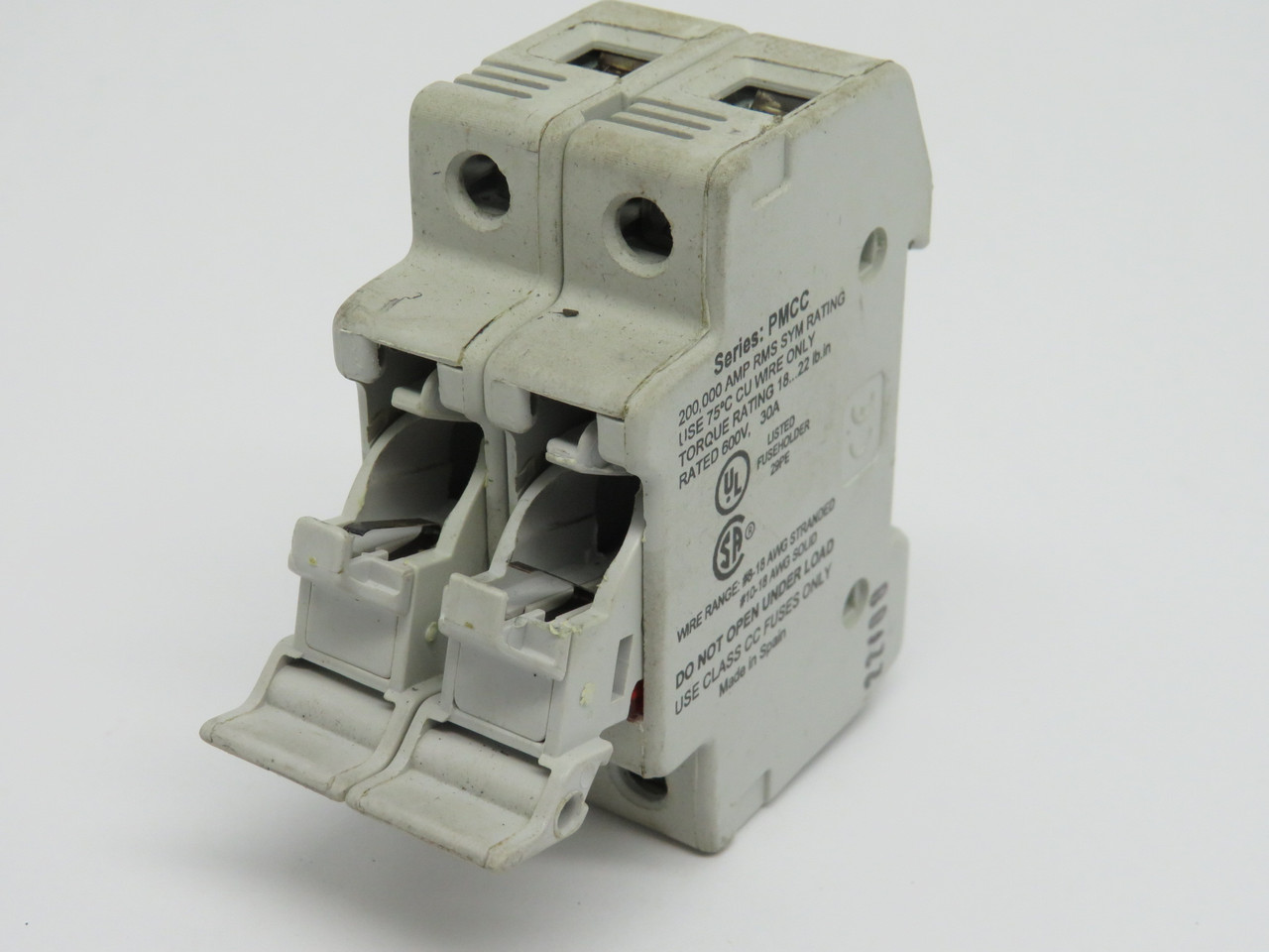 DF PMCC-460009I Fuse Holder 30A 600V 2 Pole USED