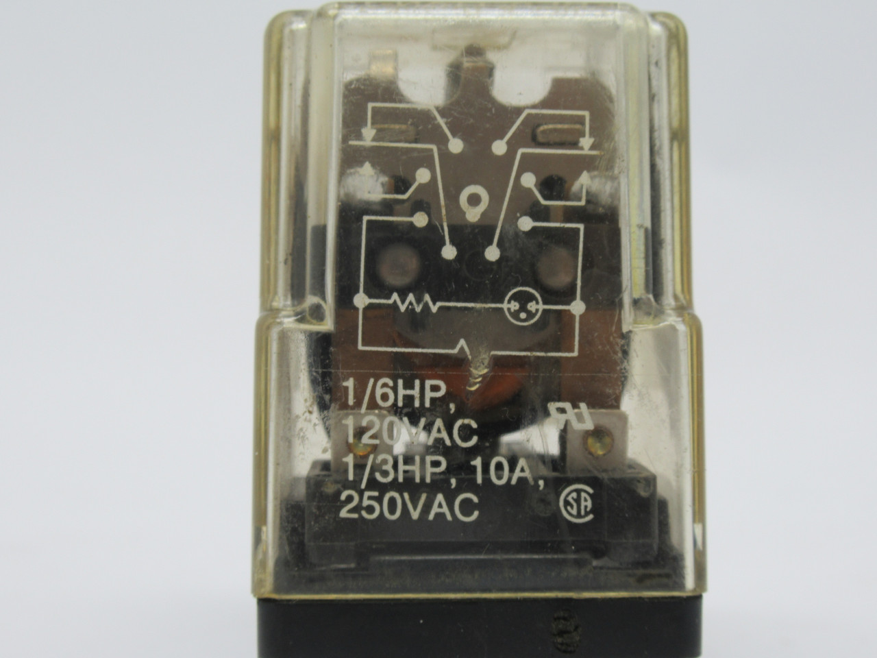 Potter & Brumfield KRPA-11AN-120 Plug-in Relay 120V 50/60Hz 8-Pin 1/6HP USED