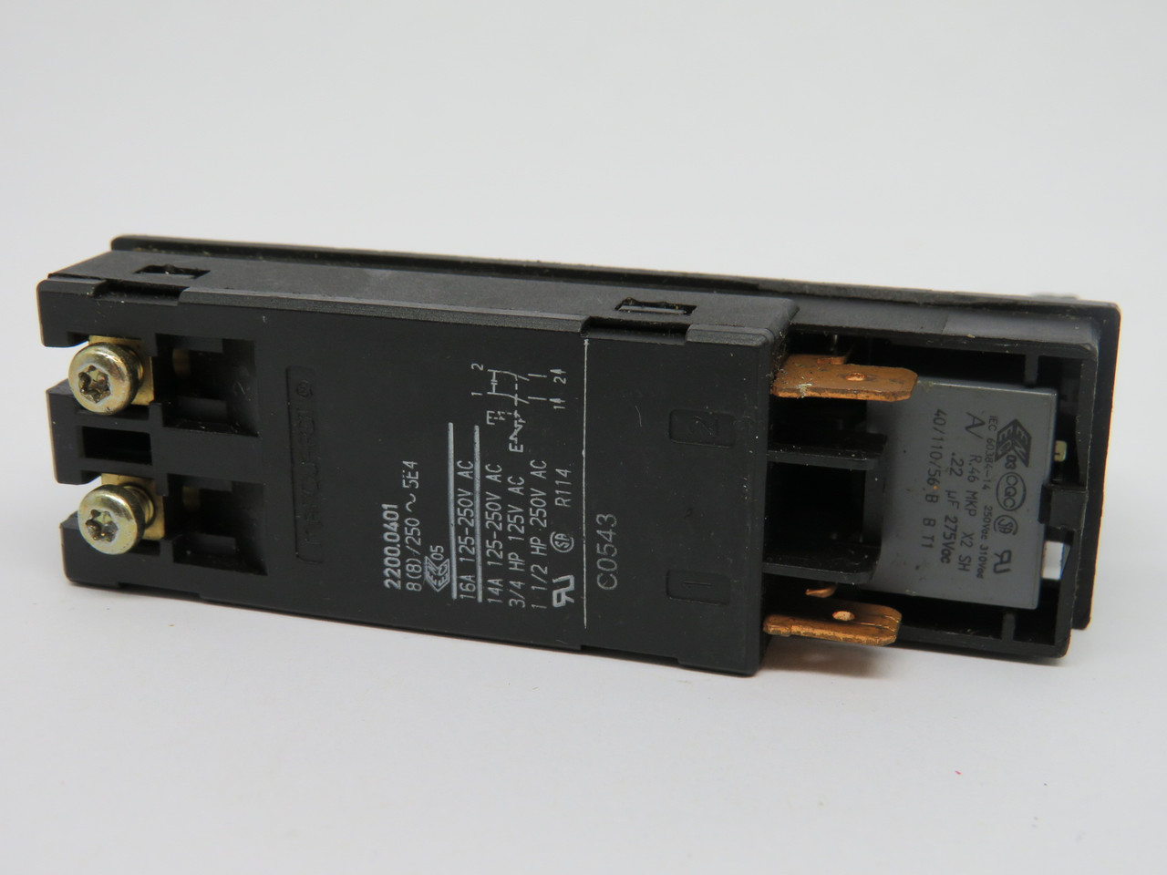 Marquardt 2200.0401 Switch 125-250VAC 16A USED