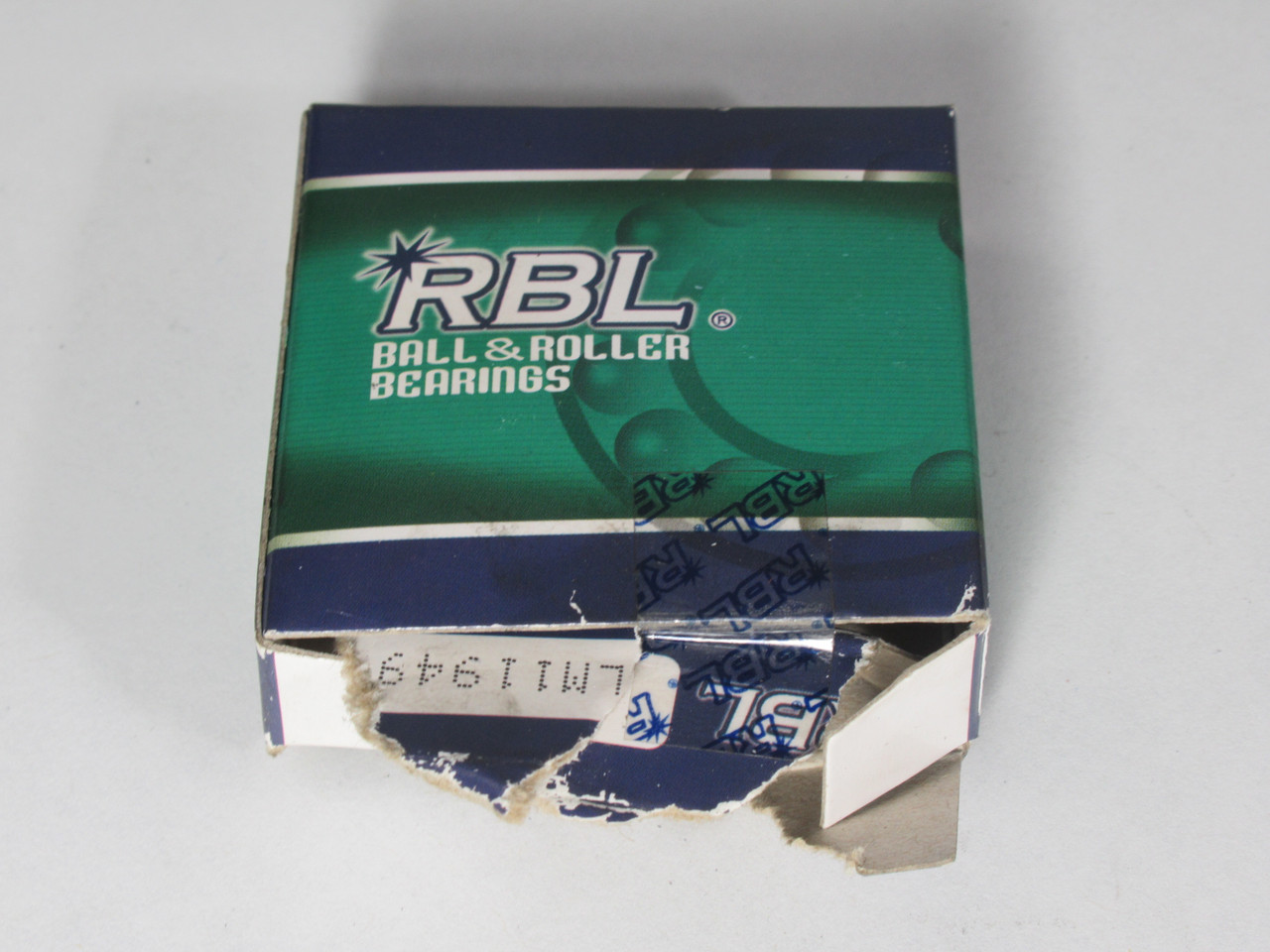 RBL LM11949 Tapered Roller Bearing Cone 0.75" ID 0.655" W OPEN/BOX DMG NEW