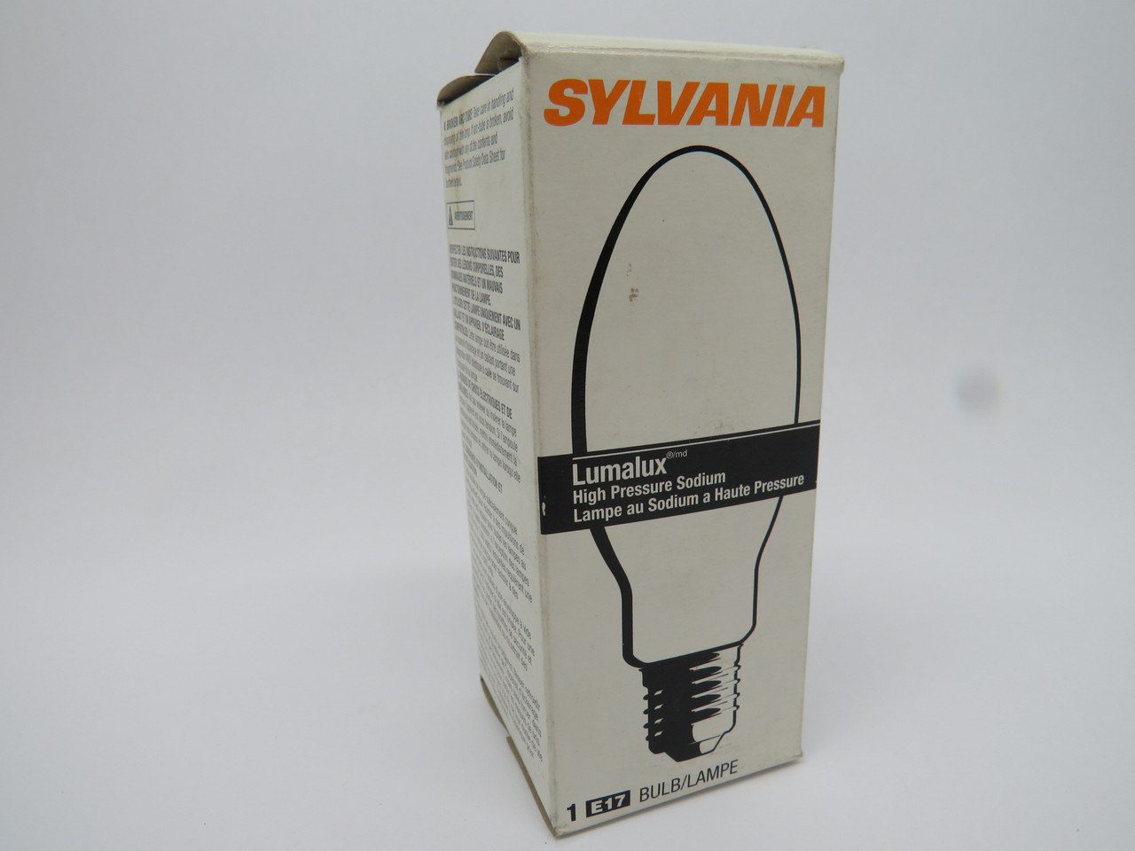 Sylvania LU100/MED Lumalux High Pressure Sodium Bulb E17 100W NEW
