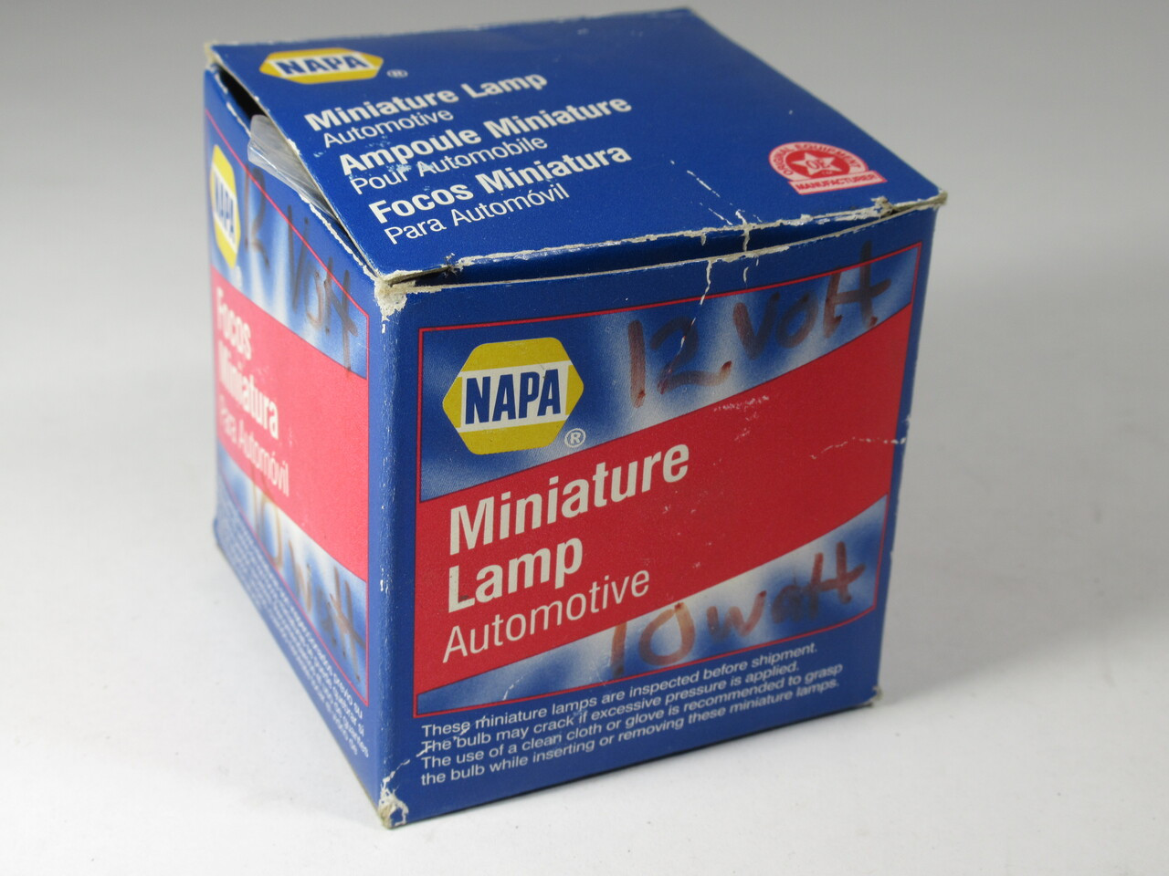 Napa 89 Automotive Miniature Lamp 12V 10 Pack BOX DMG NEW
