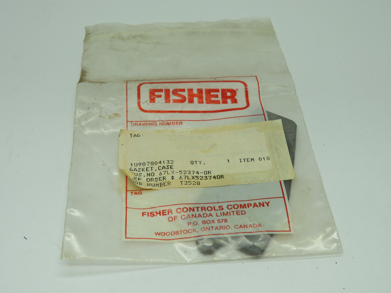 Fisher 1U907804132 Gasket NWB