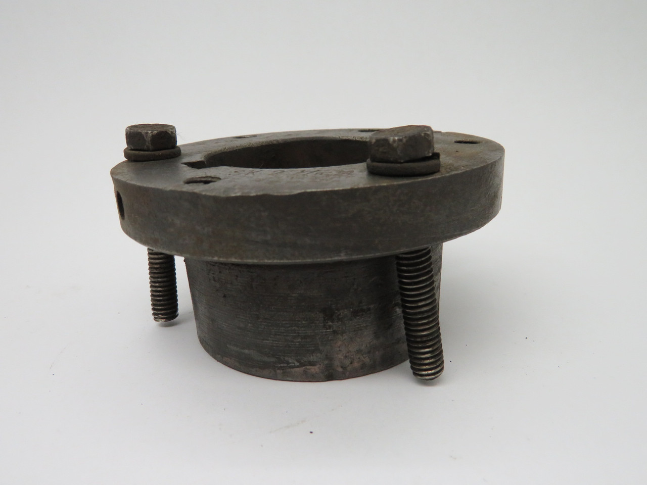 Generic SK2-1/8 Bushing 2-1/8" Bore 3-7/8" OD Missing Bolt USED