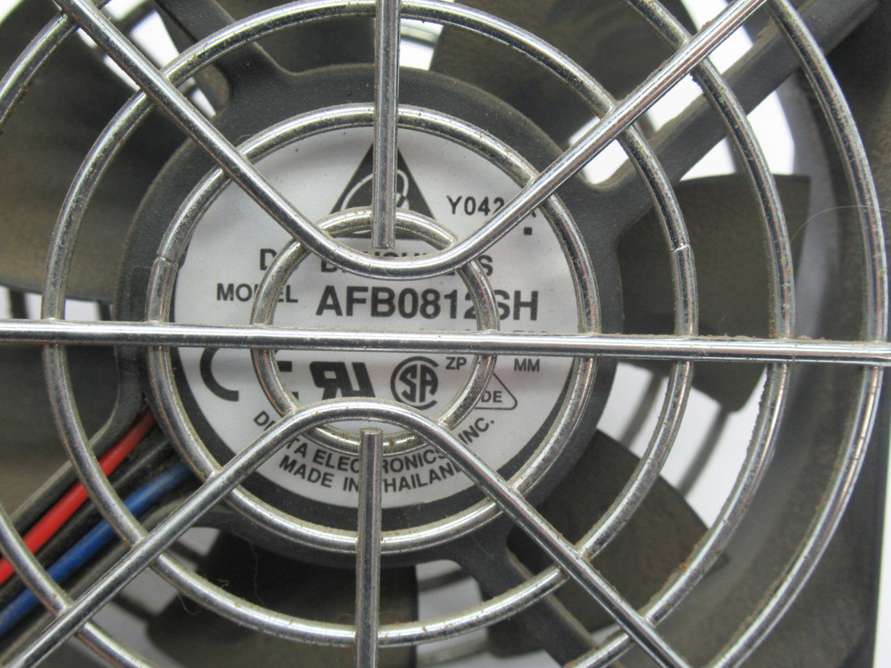 Delta AFB0812SH DC Brushless Fan 12VDC 0.51A USED