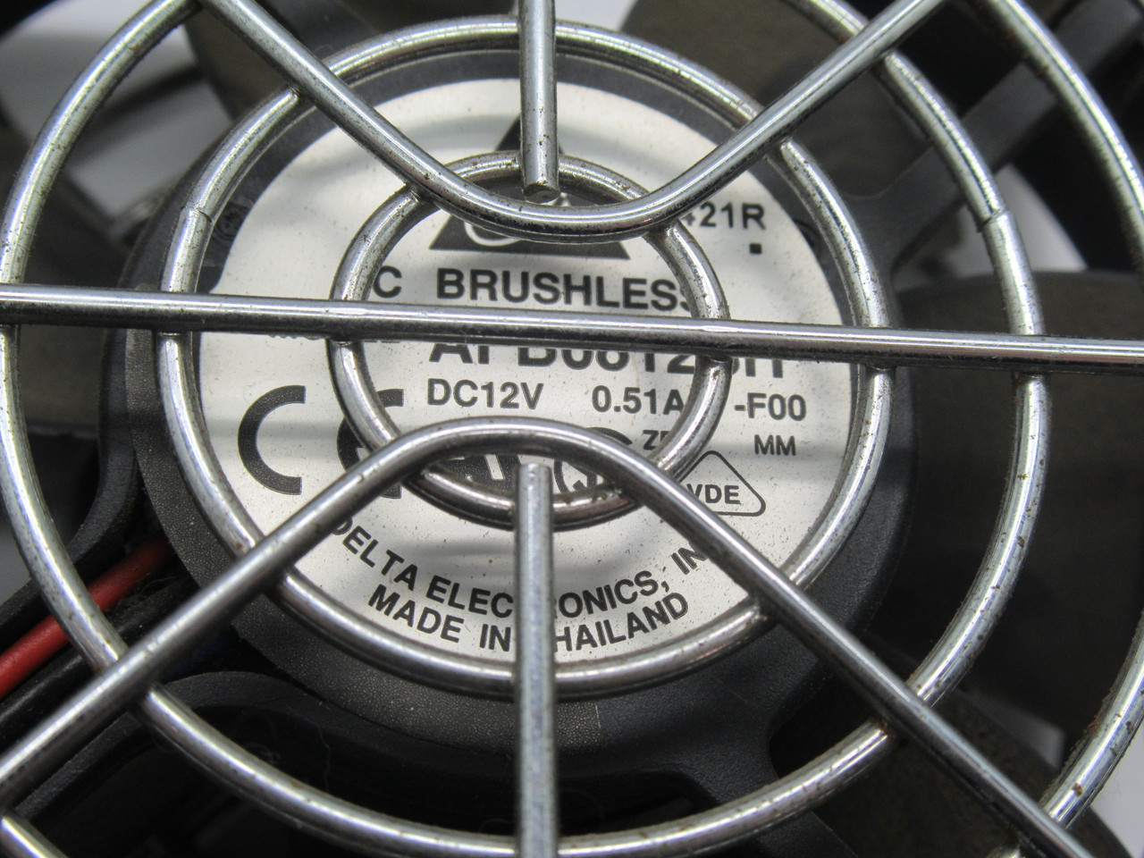 Delta AFB0812SH DC Brushless Fan 12VDC 0.51A USED