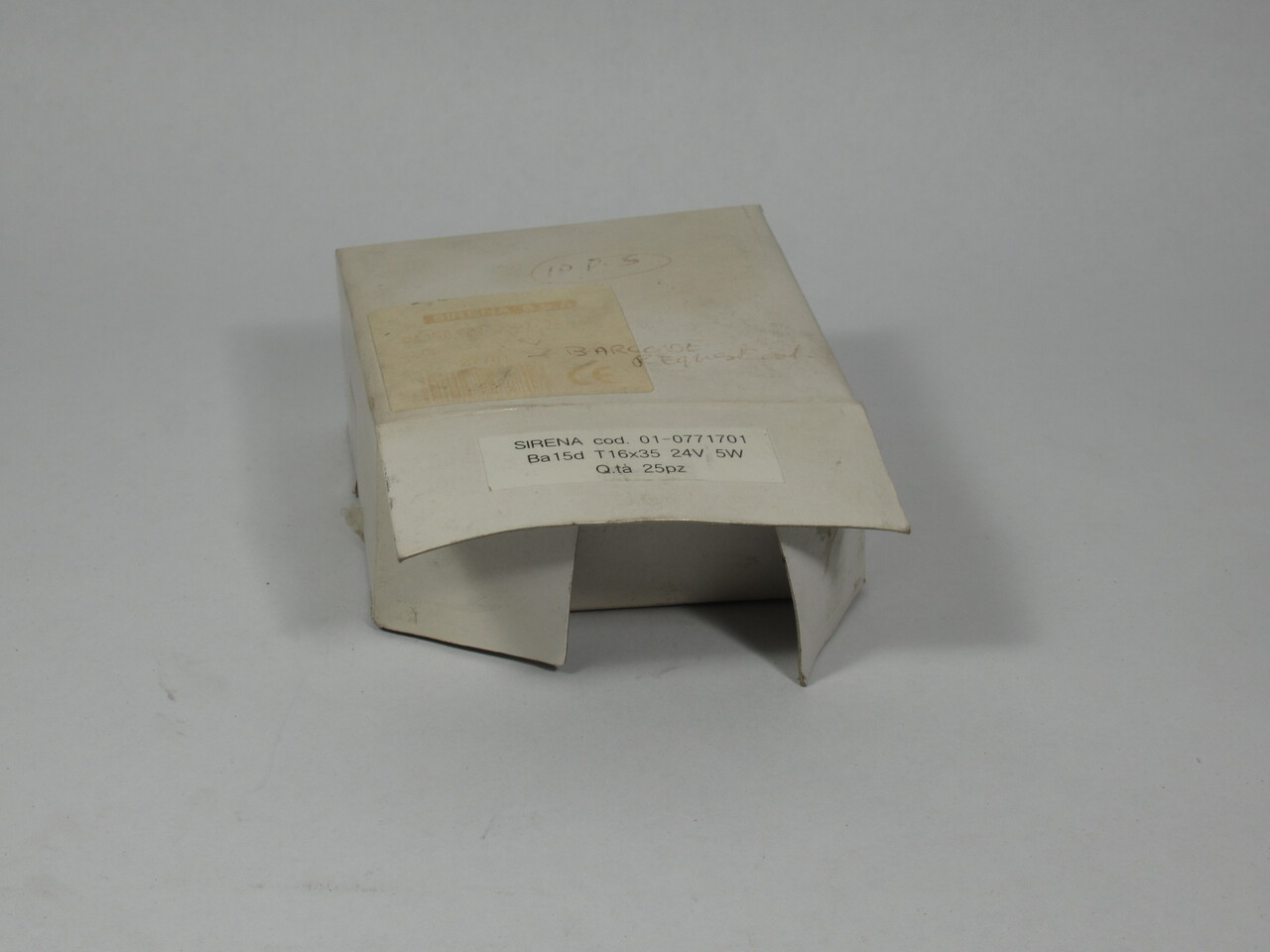 Sirena BA15D5W24V Steady Flashing Incandescent Bulb 24V 5W LOT OF 8 NEW