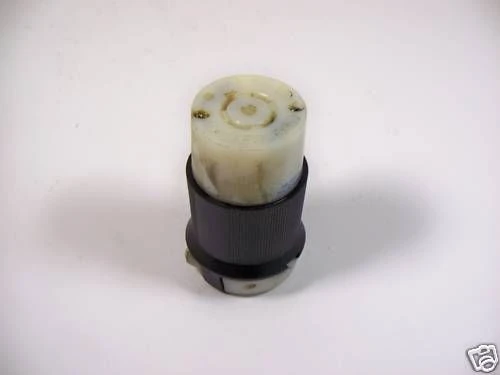 Hubbell HBL2423CN Twist Lock Connector 20A 250V 4W 3P USED