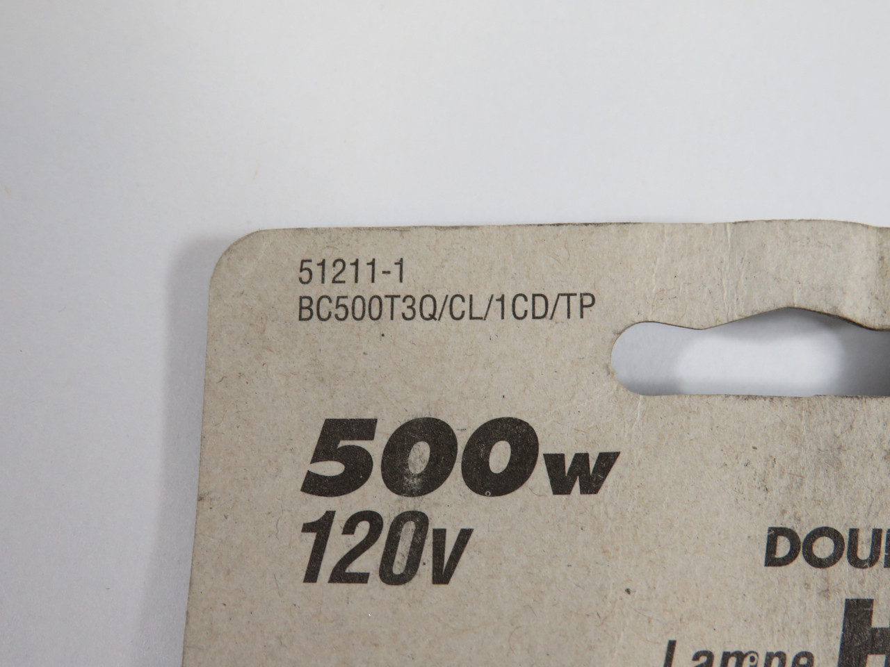 Philips BC500T3Q/CL/1CD/TP Double Ended Halogen Quartz Lamp 500W 120V NEW