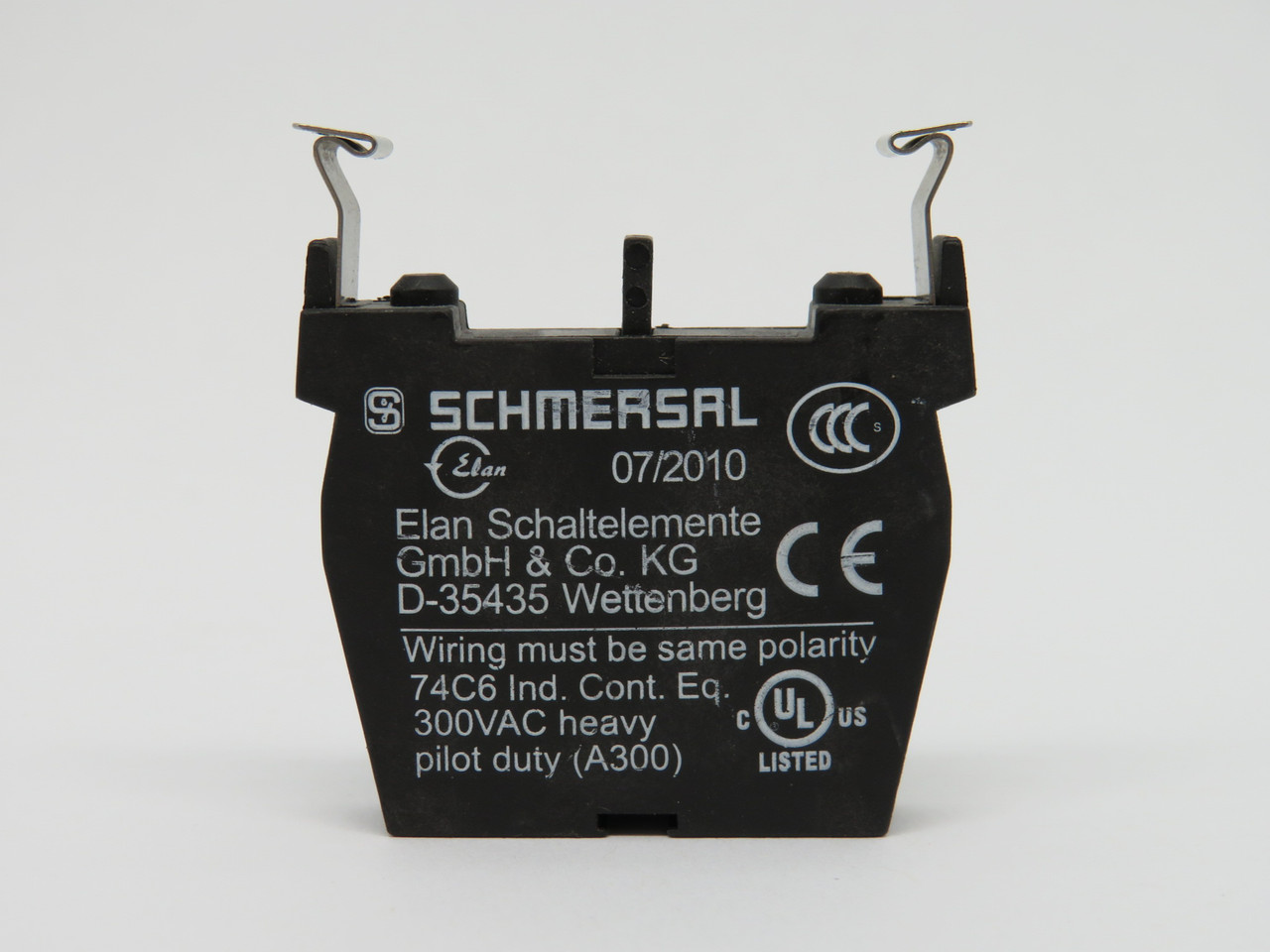 Schmersal Elan EF103.1 Contact Block 1NO 1NC 250/300VAC 24VDC ! NOP !
