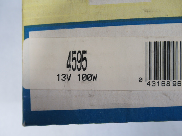 General Electric 4595 All Glass Sealed Beam Aircraft Lamp 13V 100W PAR36 USED