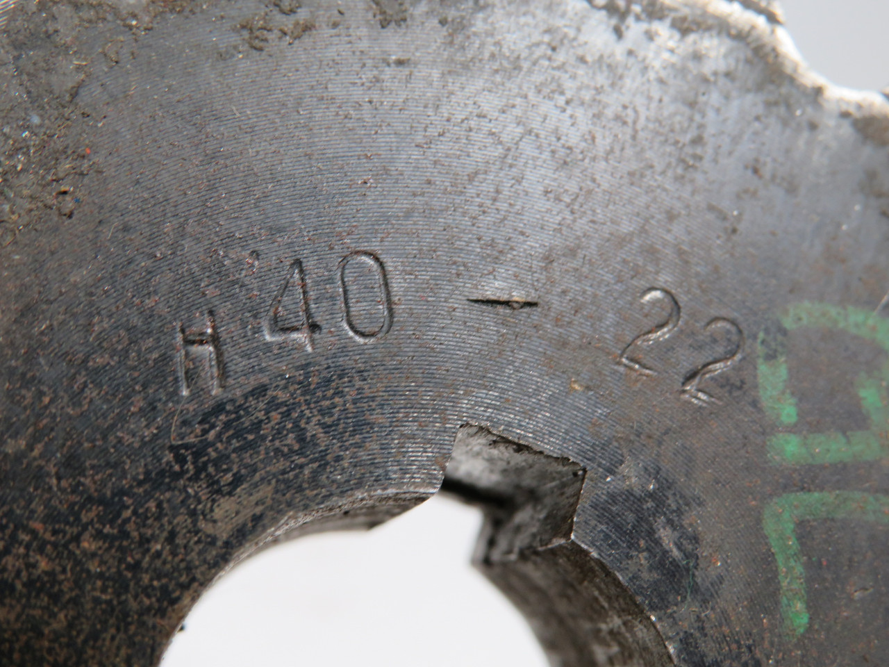 Generic H40-22 Sprocket 1” Bore 22 Teeth 40 Chain 1/2” Pitch USED