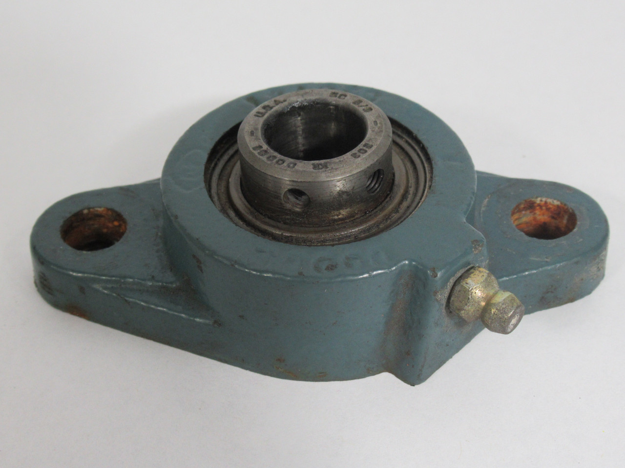 Dodge 124050 2-Bolt Flange Block Bearing Assembly 5/8" Bore USED