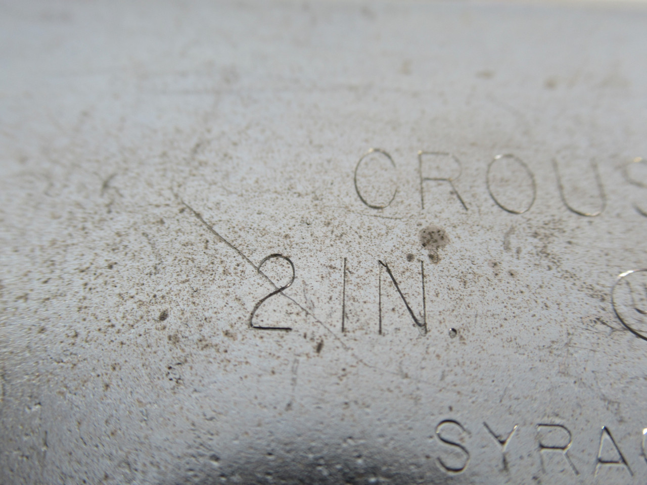 Crouse-Hinds 670 Steel Conduit Body Cover 2" Form 7 USED