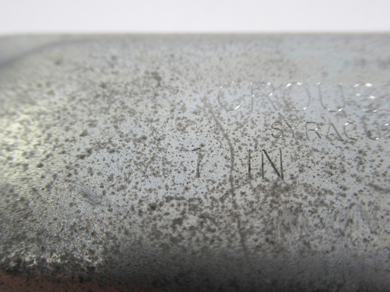 Crouse-Hinds 380 Steel Conduit Body Cover 1" Form 8 *No Screws* USED