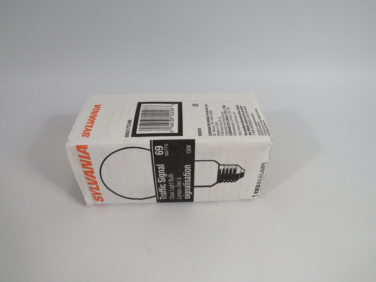 Sylvania 69A21/TS/8M A21 Bulb 130V 69W NEW