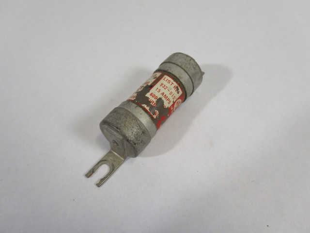 Aeroflex 932-015 HRC Form II Bolt On Fuse 15Amp 600V USED