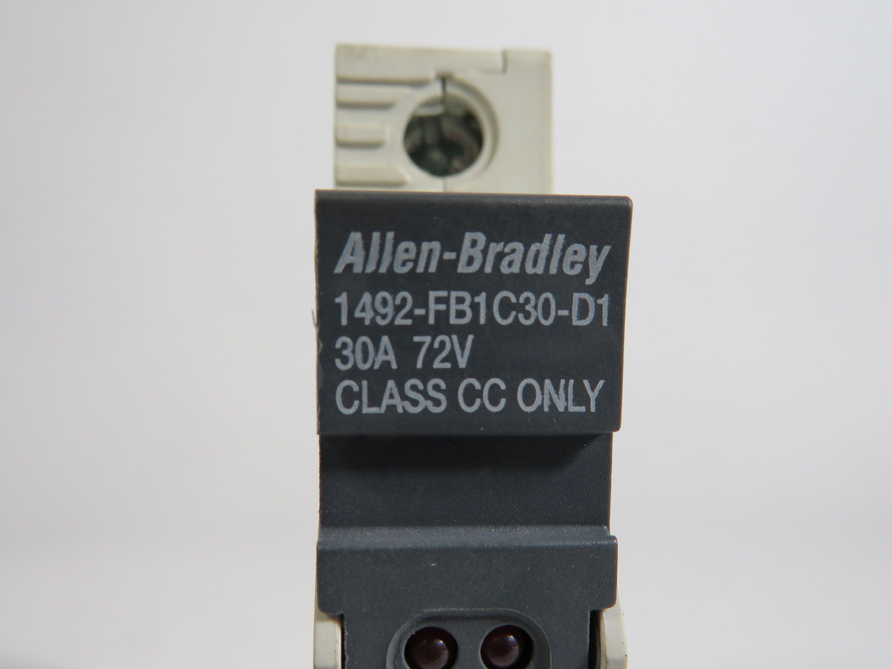 Allen-Bradley 1492-FB1C30-D1 Ser B Fuse Holder 30A 72V 18-4AWG 0.75-25mm USED
