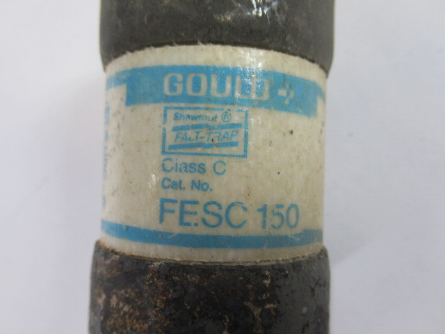 Gould Shawmut FESC150 Class C Falt Trap Fuse 150Amp 600V USED